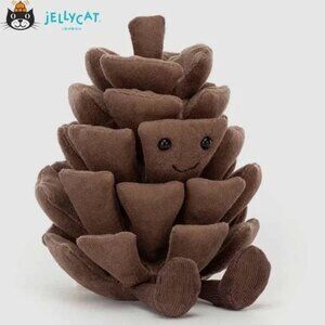 Jellycat Amuseables Pine Cone Cute Soft Plush Toy Perfect Gift NWT and Dust Bag